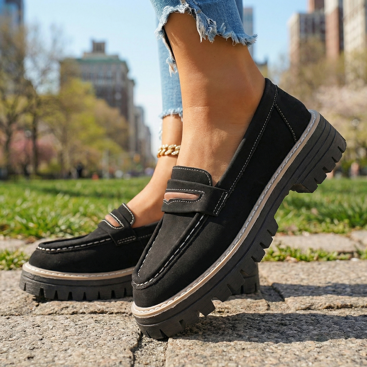 Stella Orthopedic Platform Loafers - By Qivii