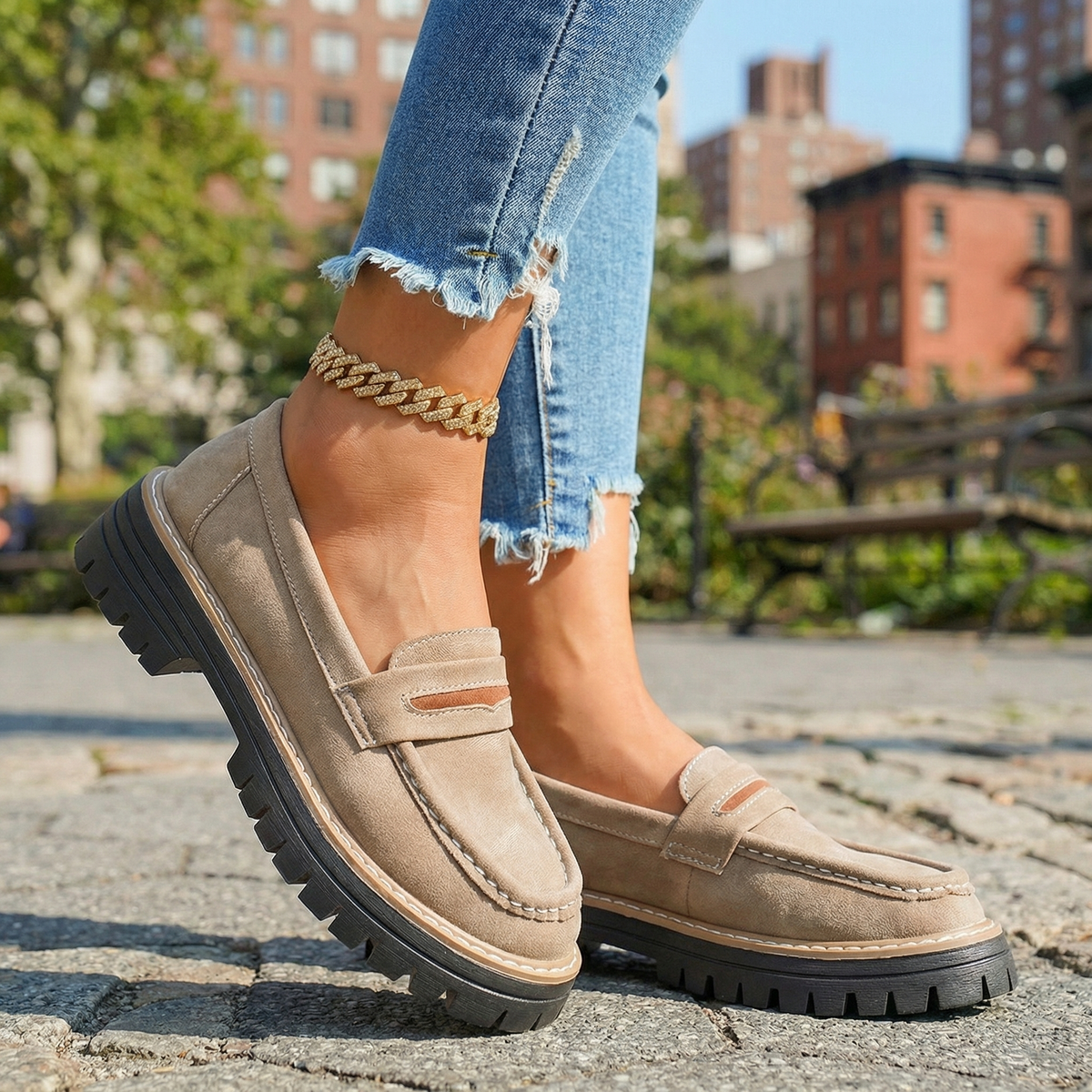 Stella Orthopedic Platform Loafers - By Qivii