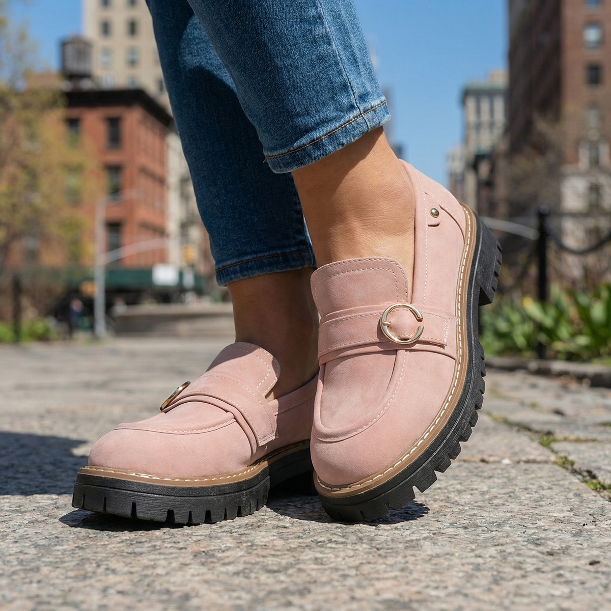 Corinna Ring Platform Loafers - By Qivii