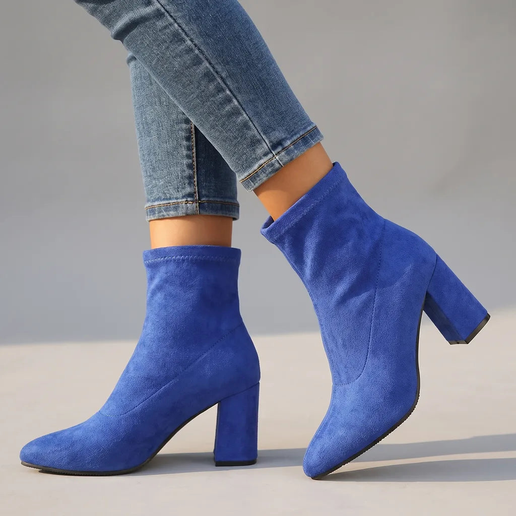 Harriet | Womens Fall Block Heel Boots - By Qivii