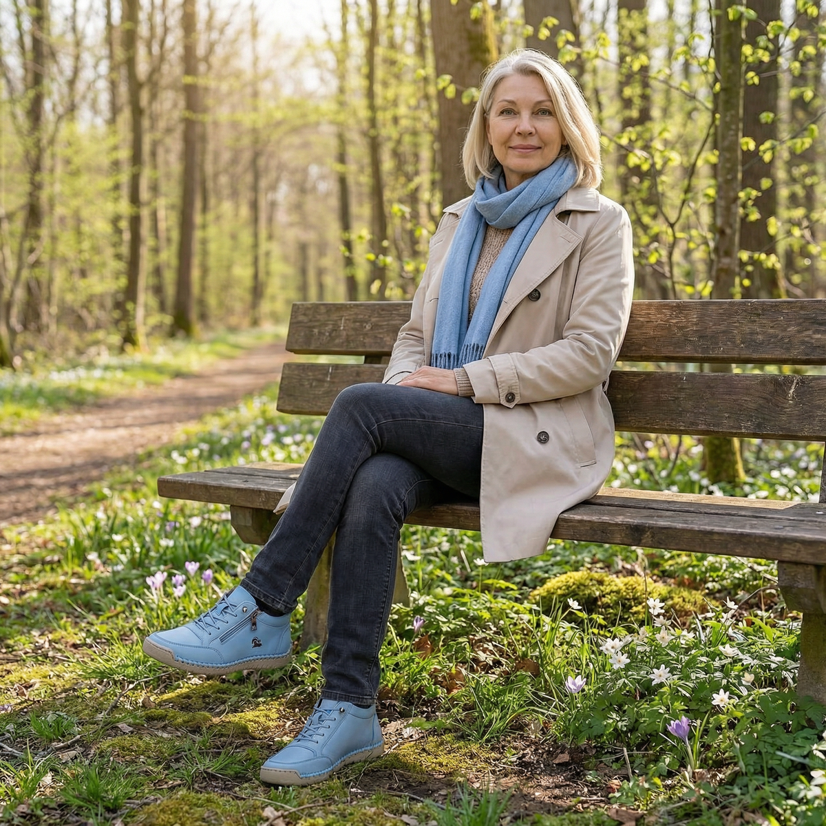 Mila – Komfortable orthopädische Sneakers + Reißverschluss - By Qivii