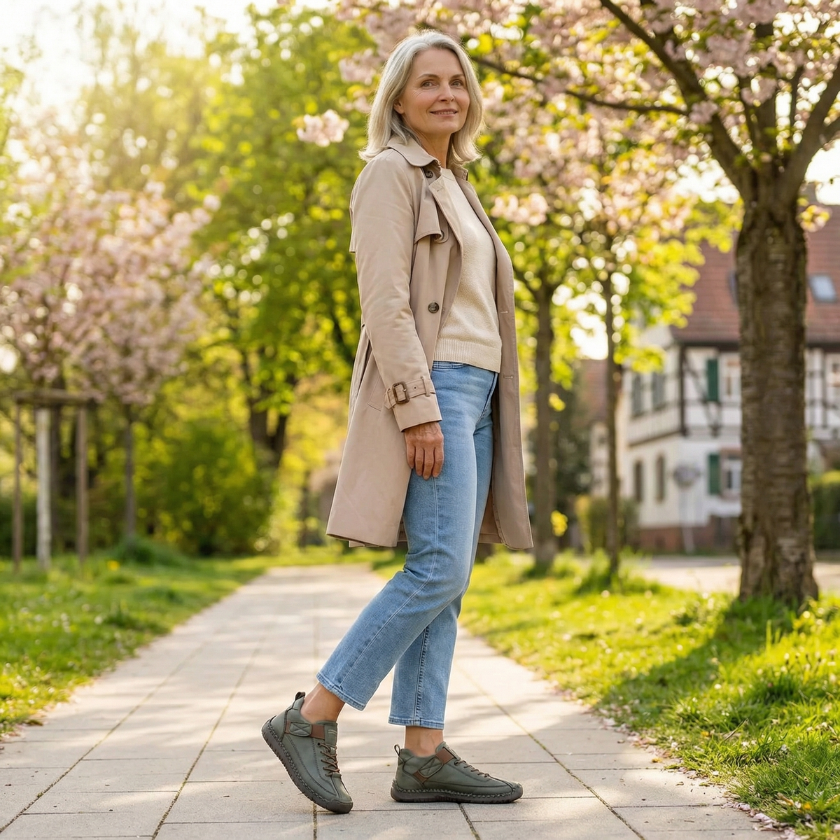 Mia – Komfortable & Schmerzfreie Orthopädische Sneakers - By Qivii