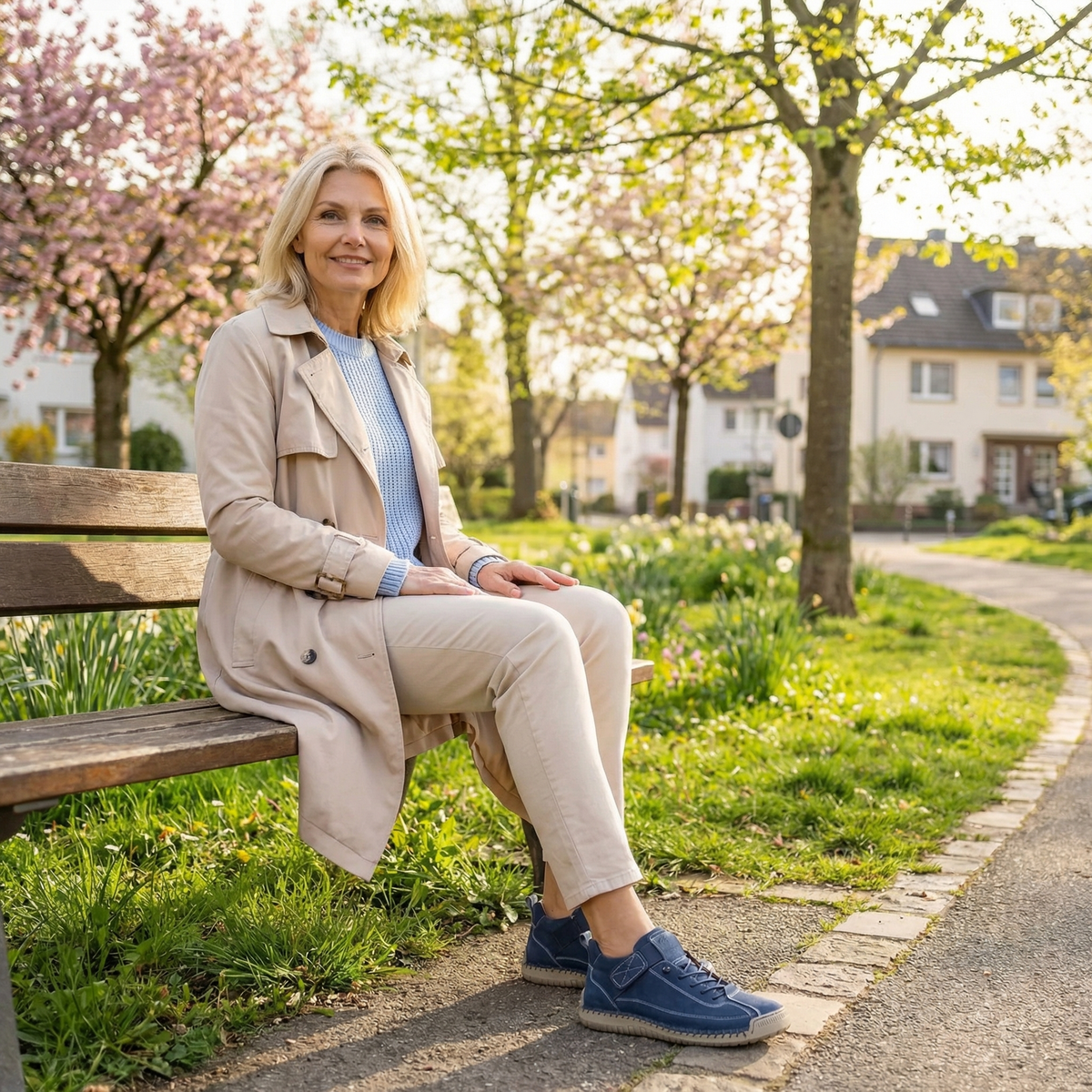 Mia – Komfortable & Schmerzfreie Orthopädische Sneakers - By Qivii
