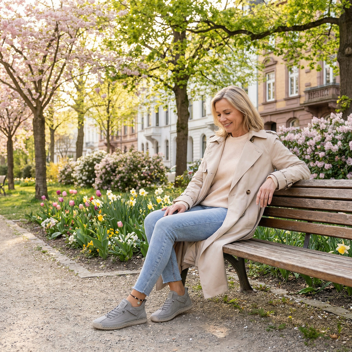 Mia – Komfortable & Schmerzfreie Orthopädische Sneakers - By Qivii