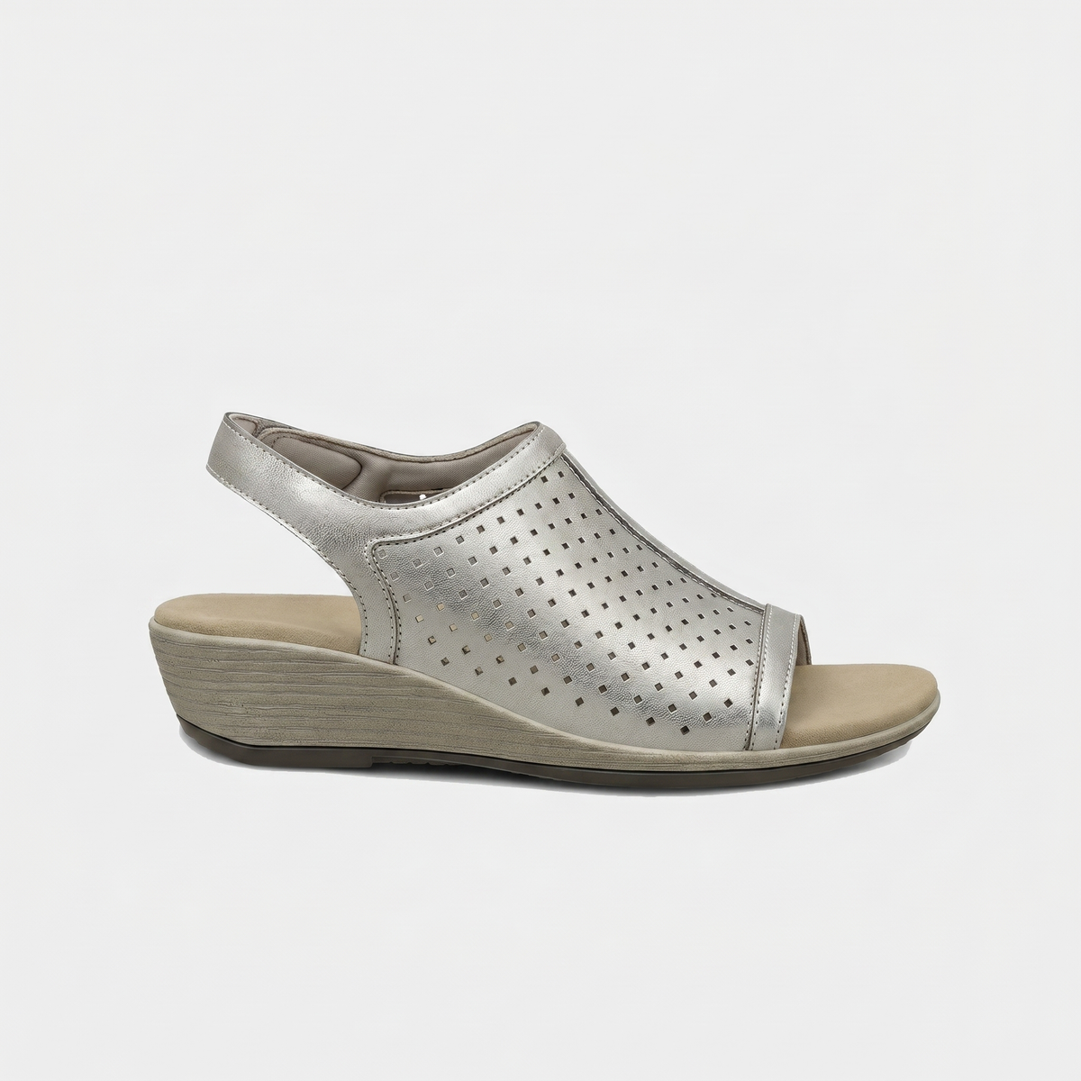 Hazel – Schimmernde Eleganz in metallic Platin - By Qivii