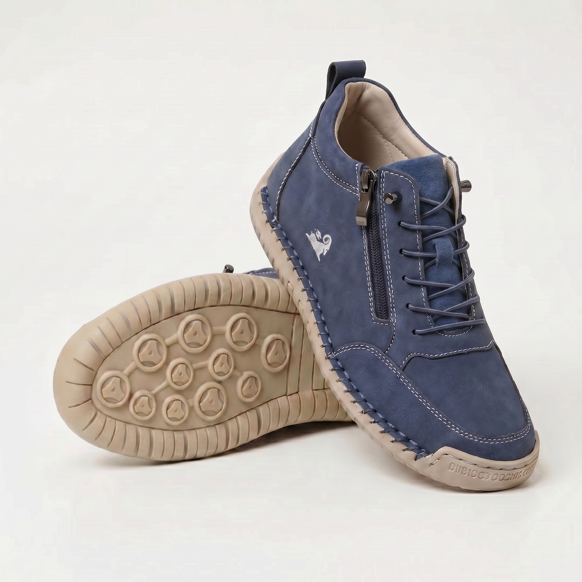 Mila – Komfortable orthopädische Sneakers + Reißverschluss - By Qivii