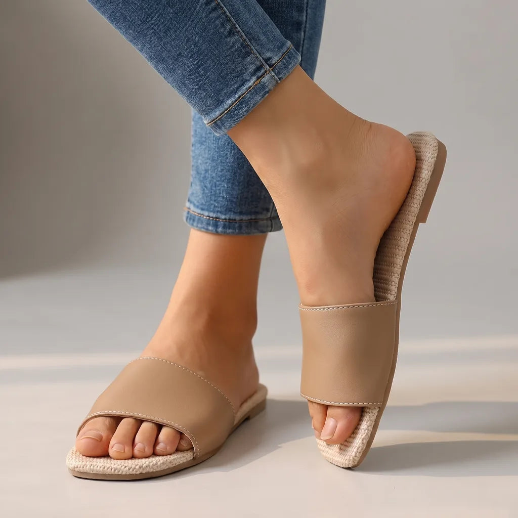 Isabella Slide Slippers - By Qivii