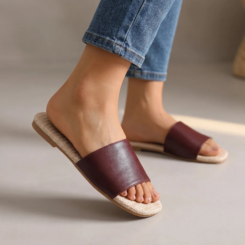 Isabella Slide Slippers - By Qivii