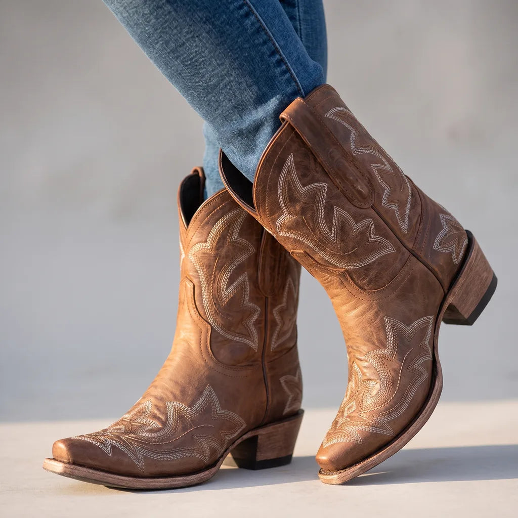 Josephine | Womens Fall Cowboy Boots - By Qivii