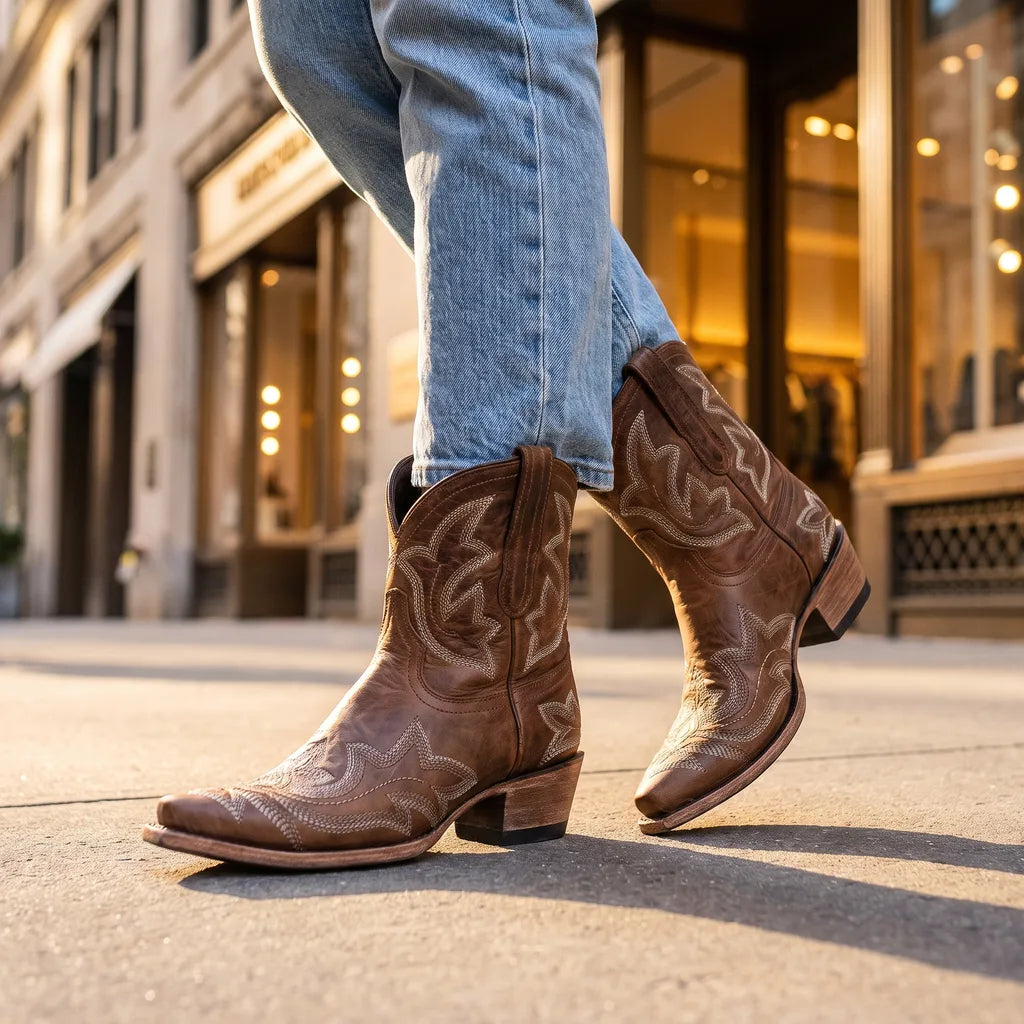 Josephine | Womens Fall Cowboy Boots - By Qivii