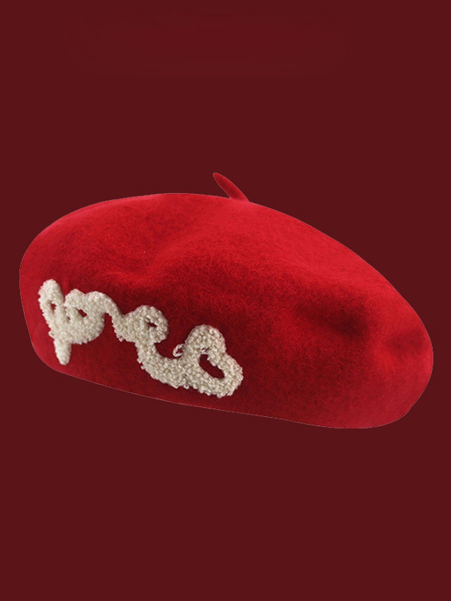 Vintage Christmas All-match Beret - By Qivii