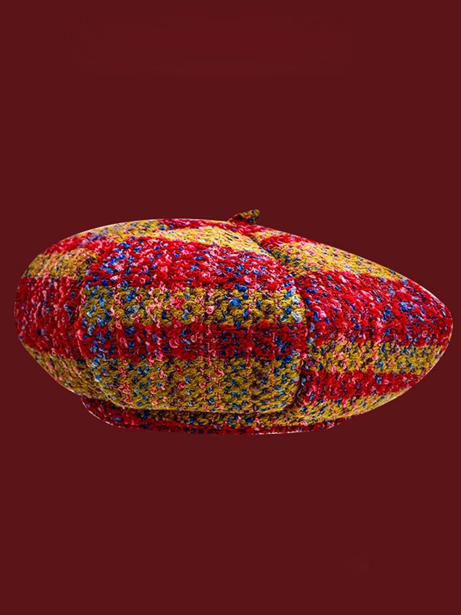 Vintage Christmas All-match Beret - By Qivii