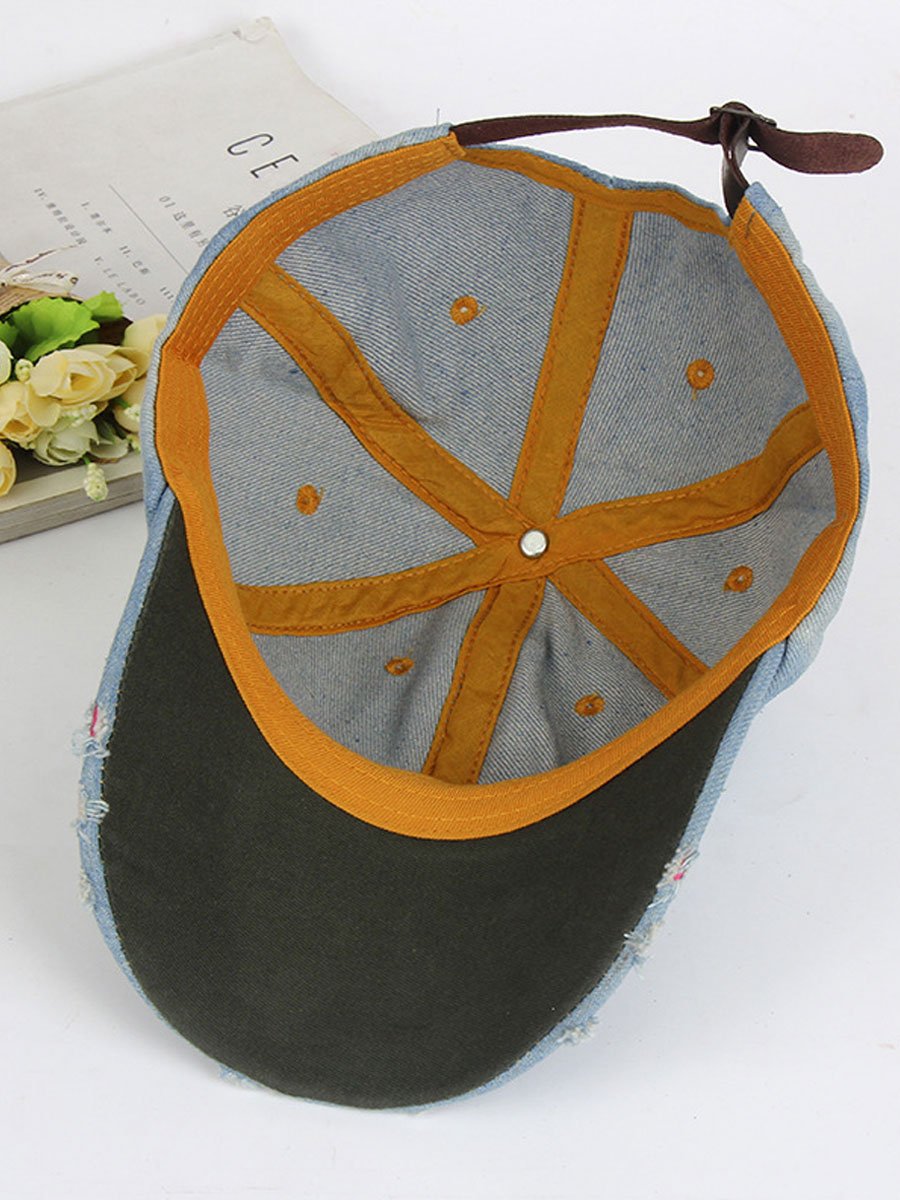 Casual Fashion Denim Sports Sun Protection Baseball Cap - By Qivii