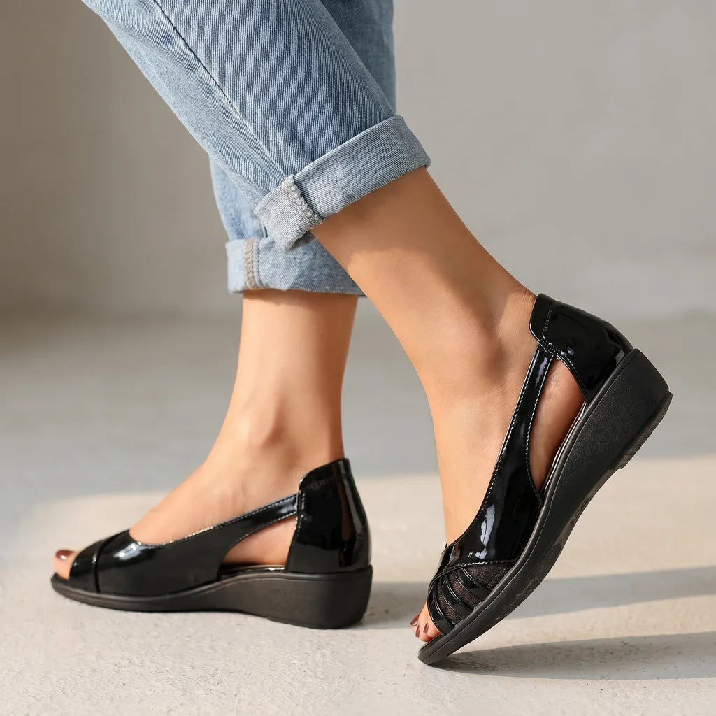 Kiara Open-Toe Sandals - By Qivii
