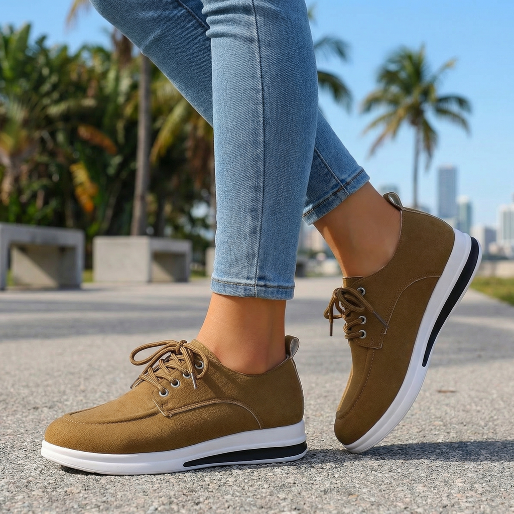 Hollie Lace-Up Loafers - By Qivii
