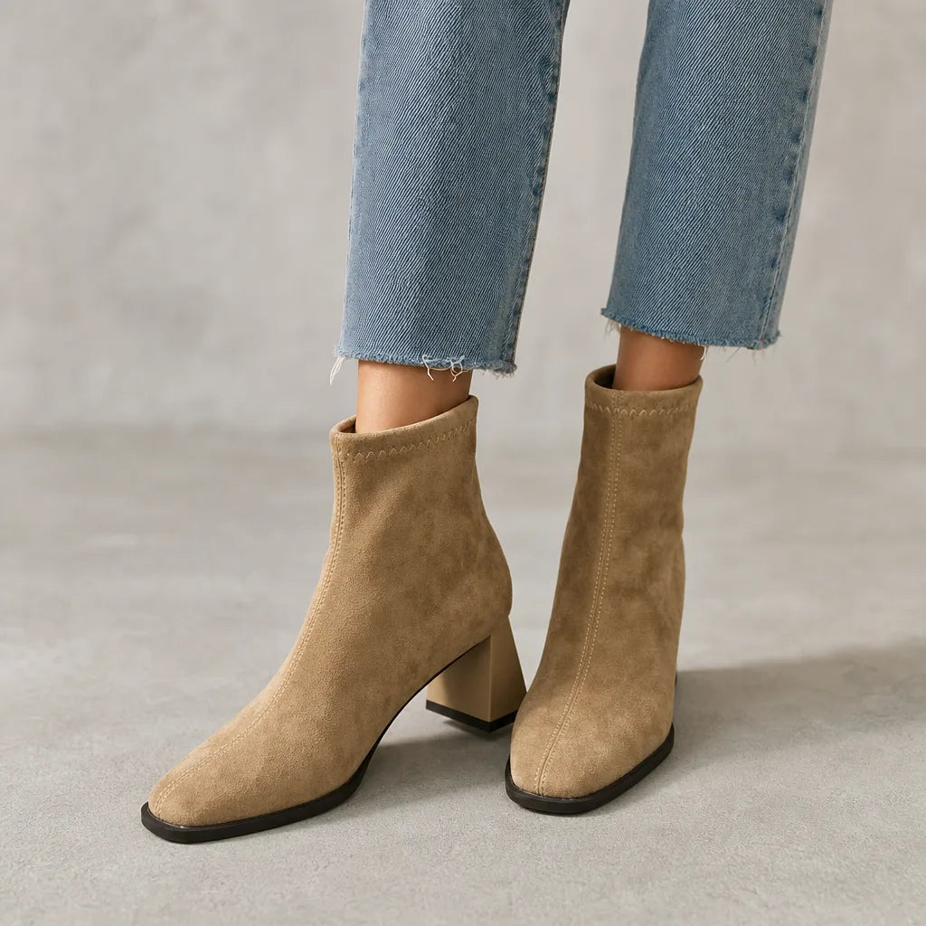 Lisette | Womens Fall Ankle Booties - By Qivii