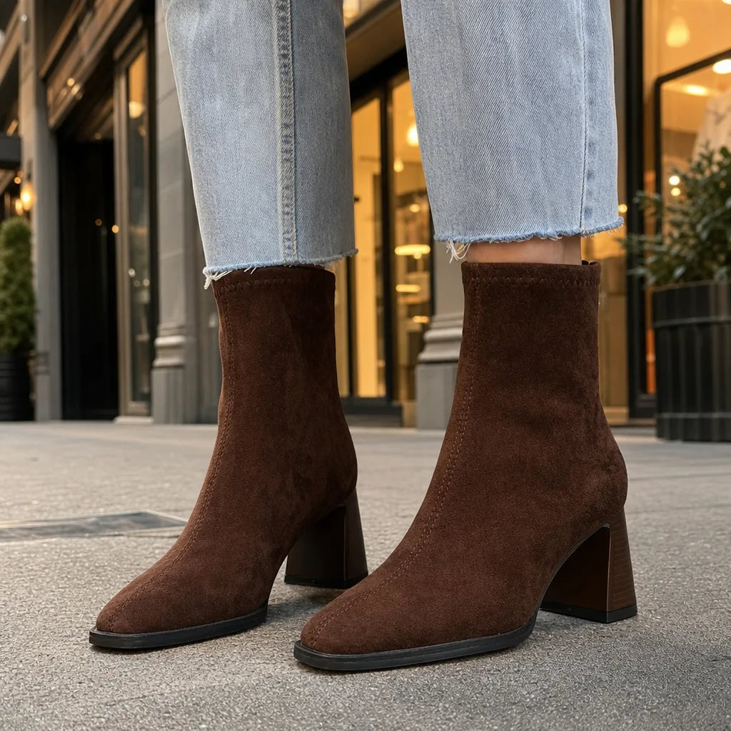 Lisette | Womens Fall Ankle Booties - By Qivii