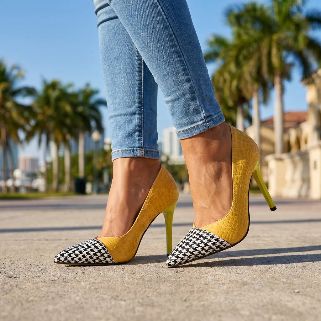 Luisa Pointed-Toe Pumps - By Qivii