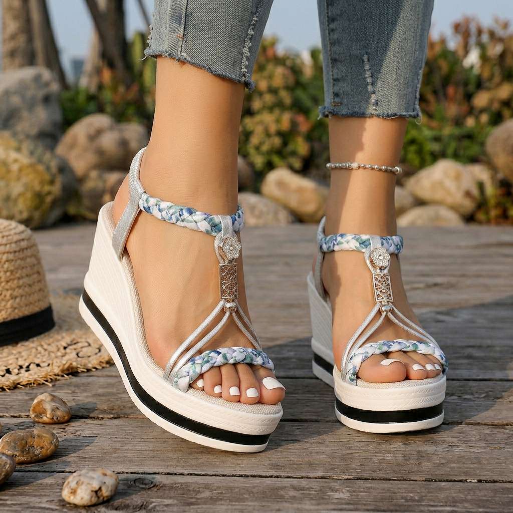 Adelina Charm Wedges - By Qivii