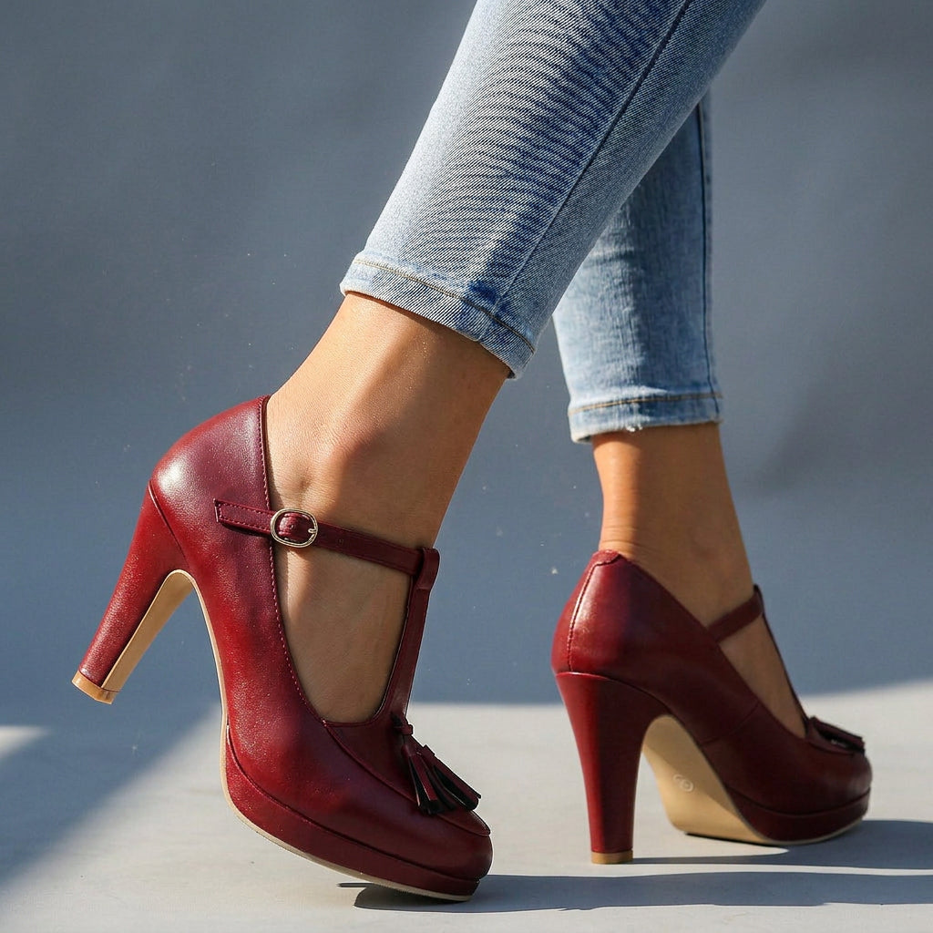 Victoria Tassel Heels - By Qivii