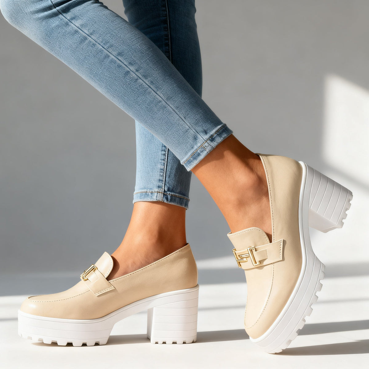 Lindsey Platform Loafers - By Qivii