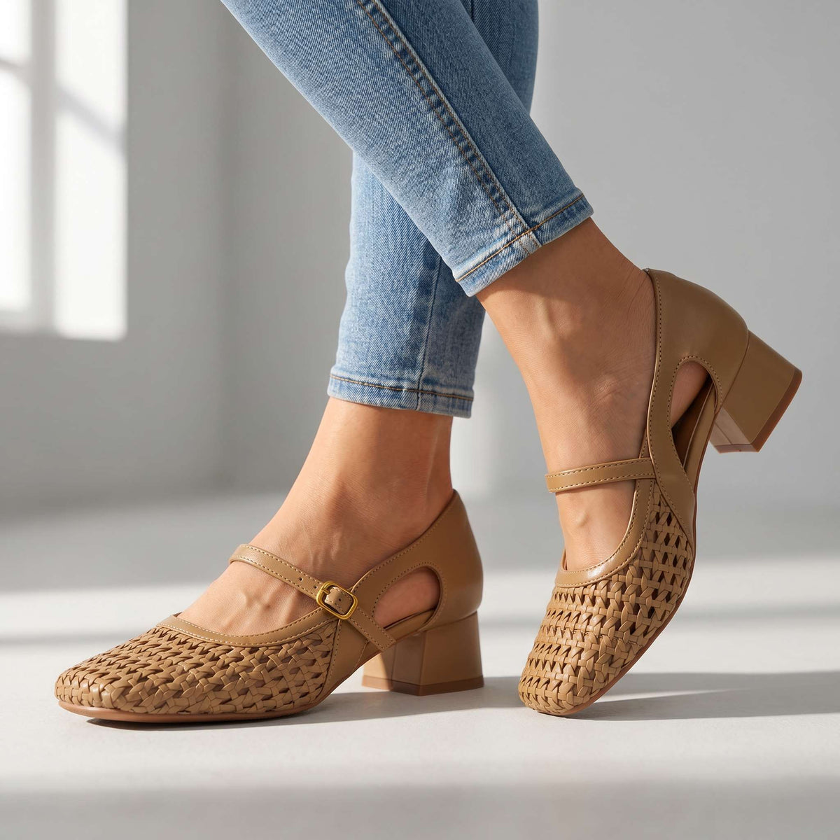 Fiona Buckle Loafers - By Qivii
