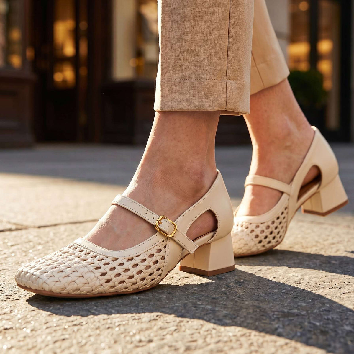 Fiona Buckle Loafers - By Qivii