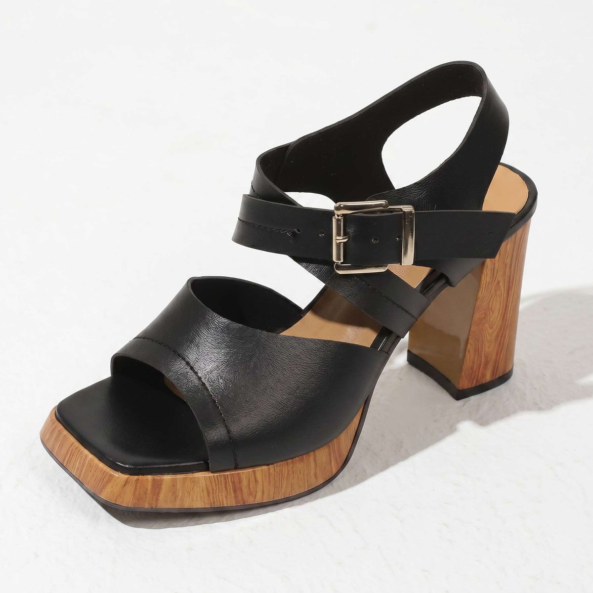 Josefina Buckle Heels - By Qivii