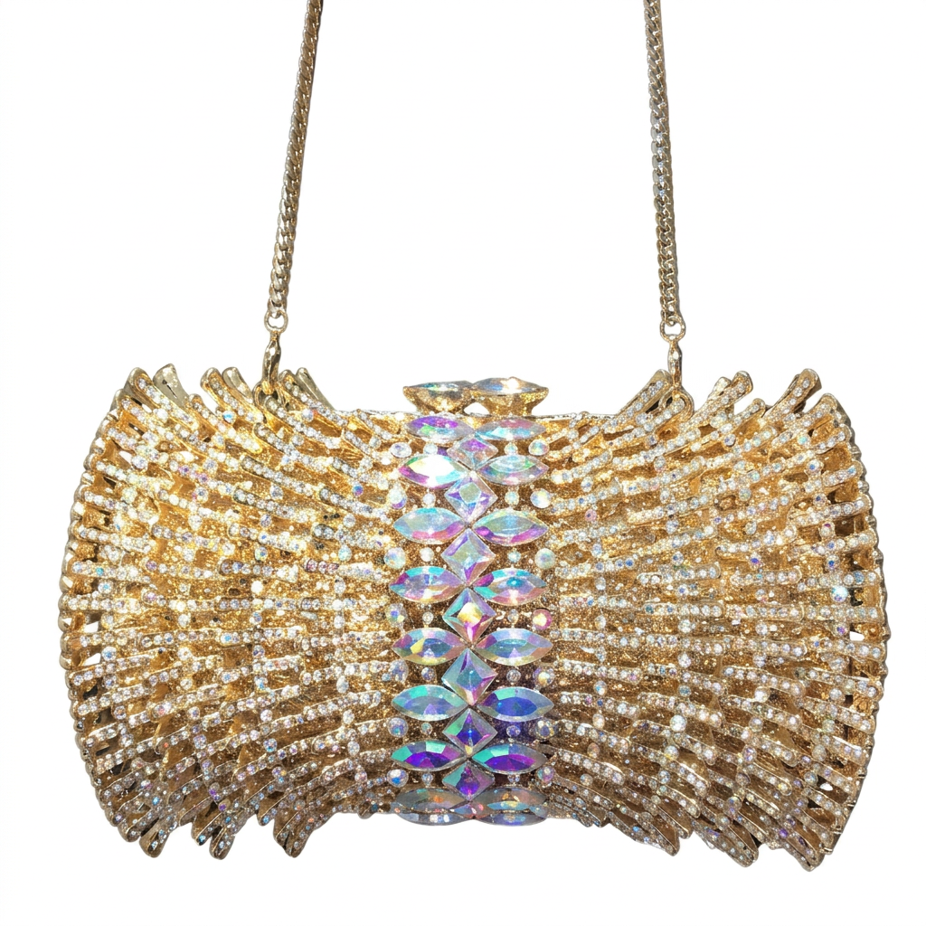Wings Crystal Clutch - By Qivii