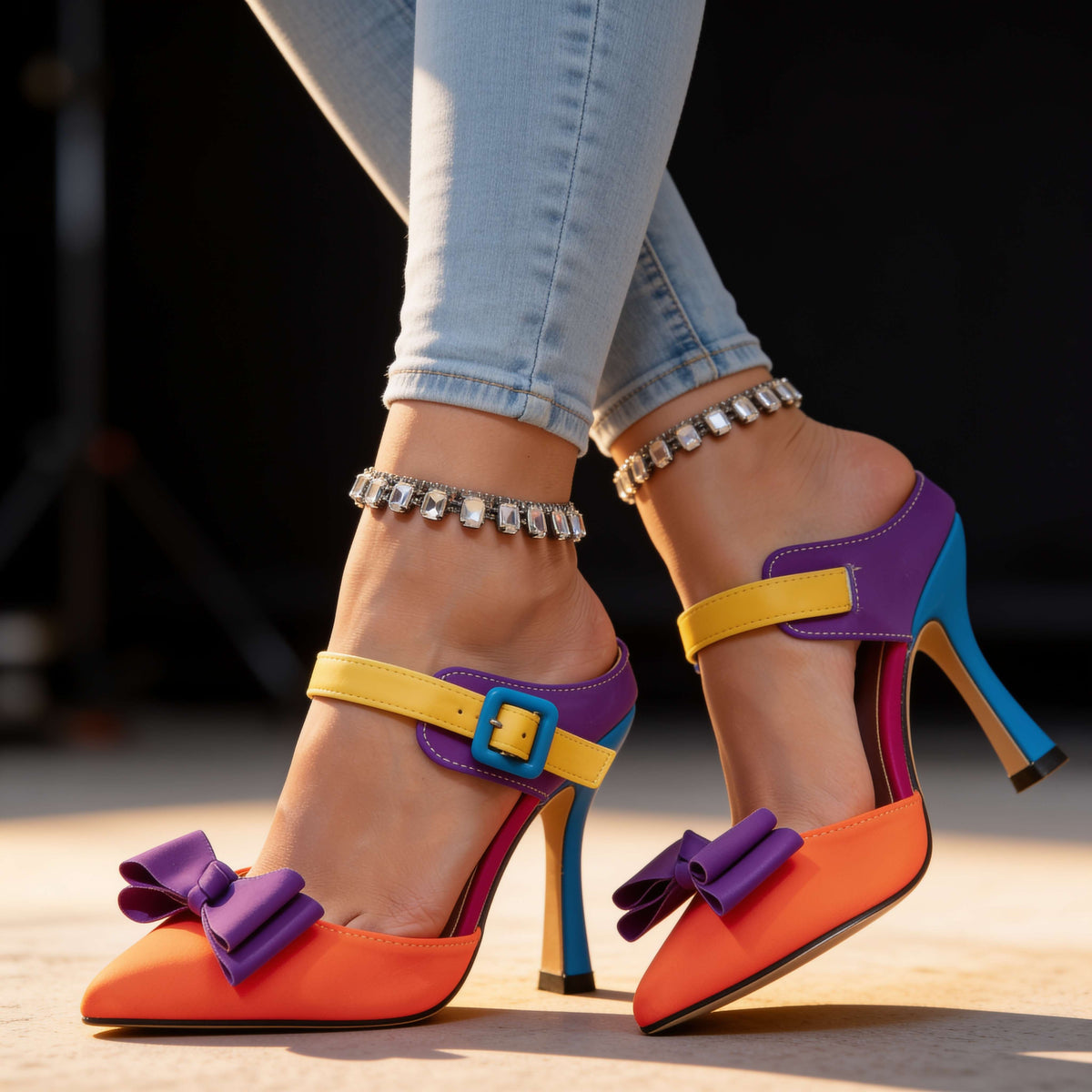 Ashley Retro Heels - By Qivii