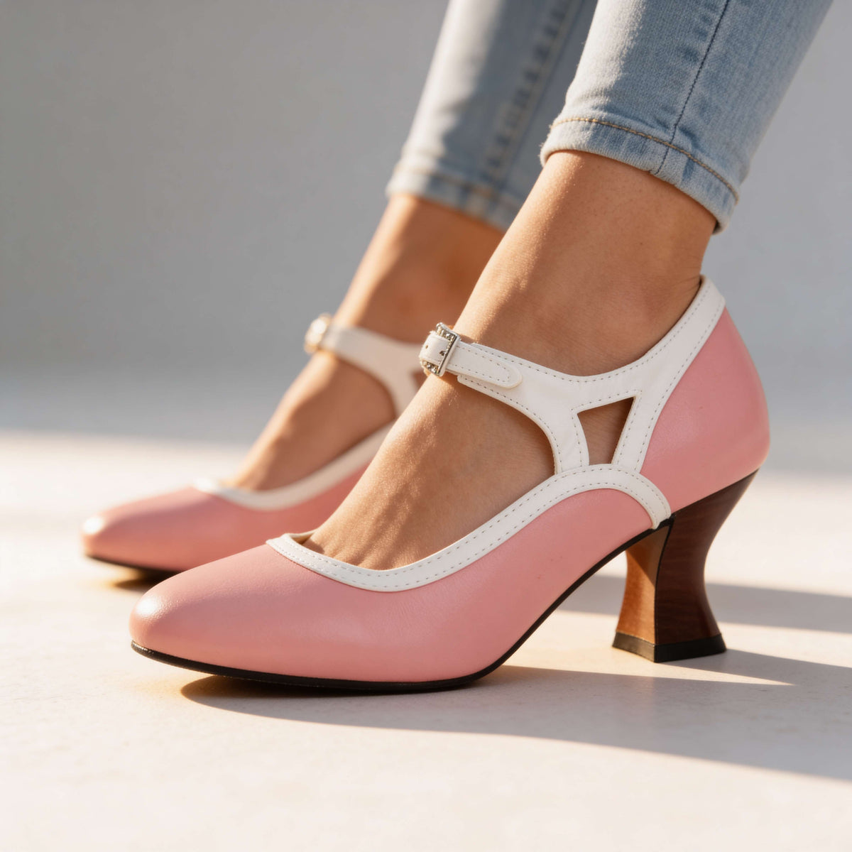 Alissa Buckle Strap Loafers - By Qivii