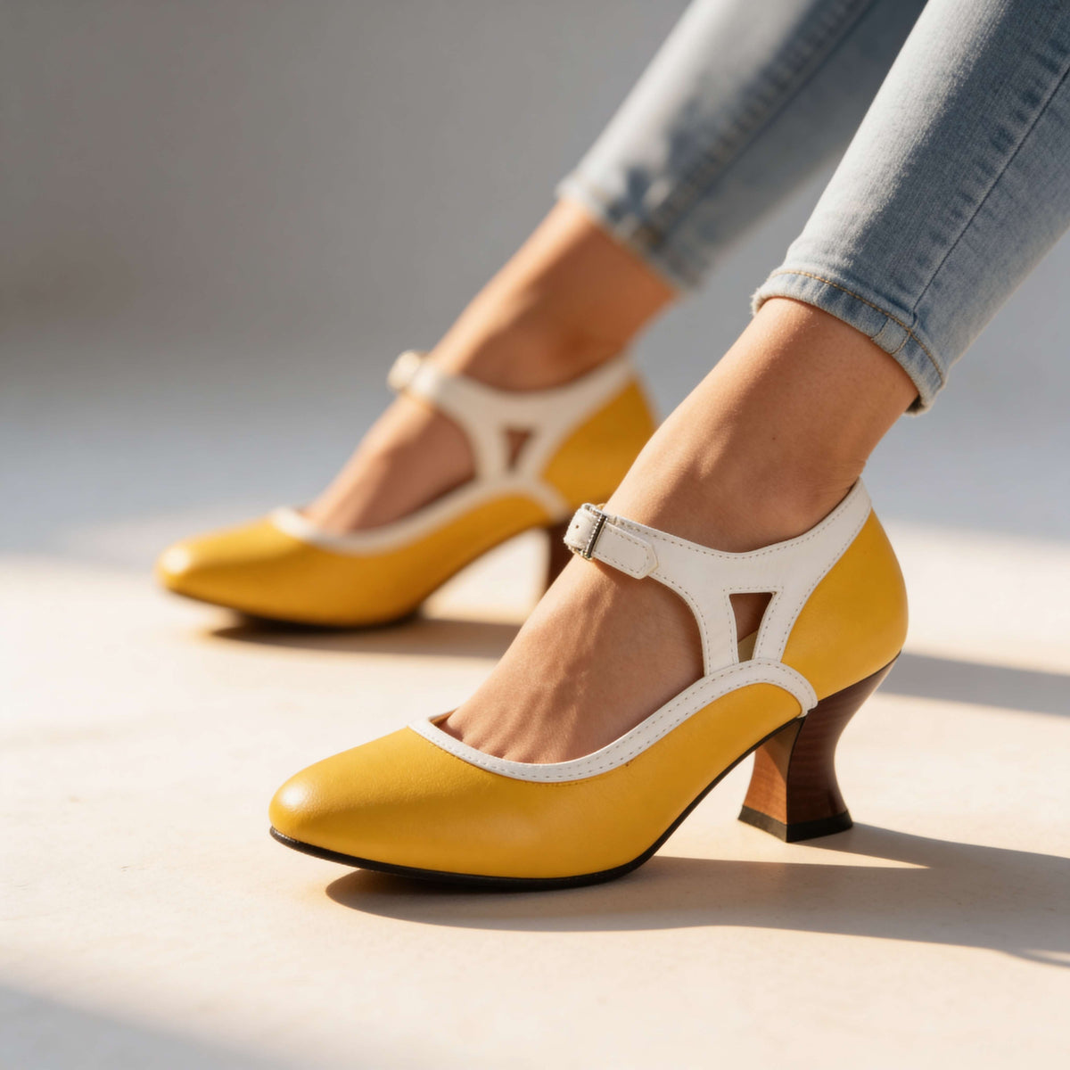 Alissa Buckle Strap Loafers - By Qivii
