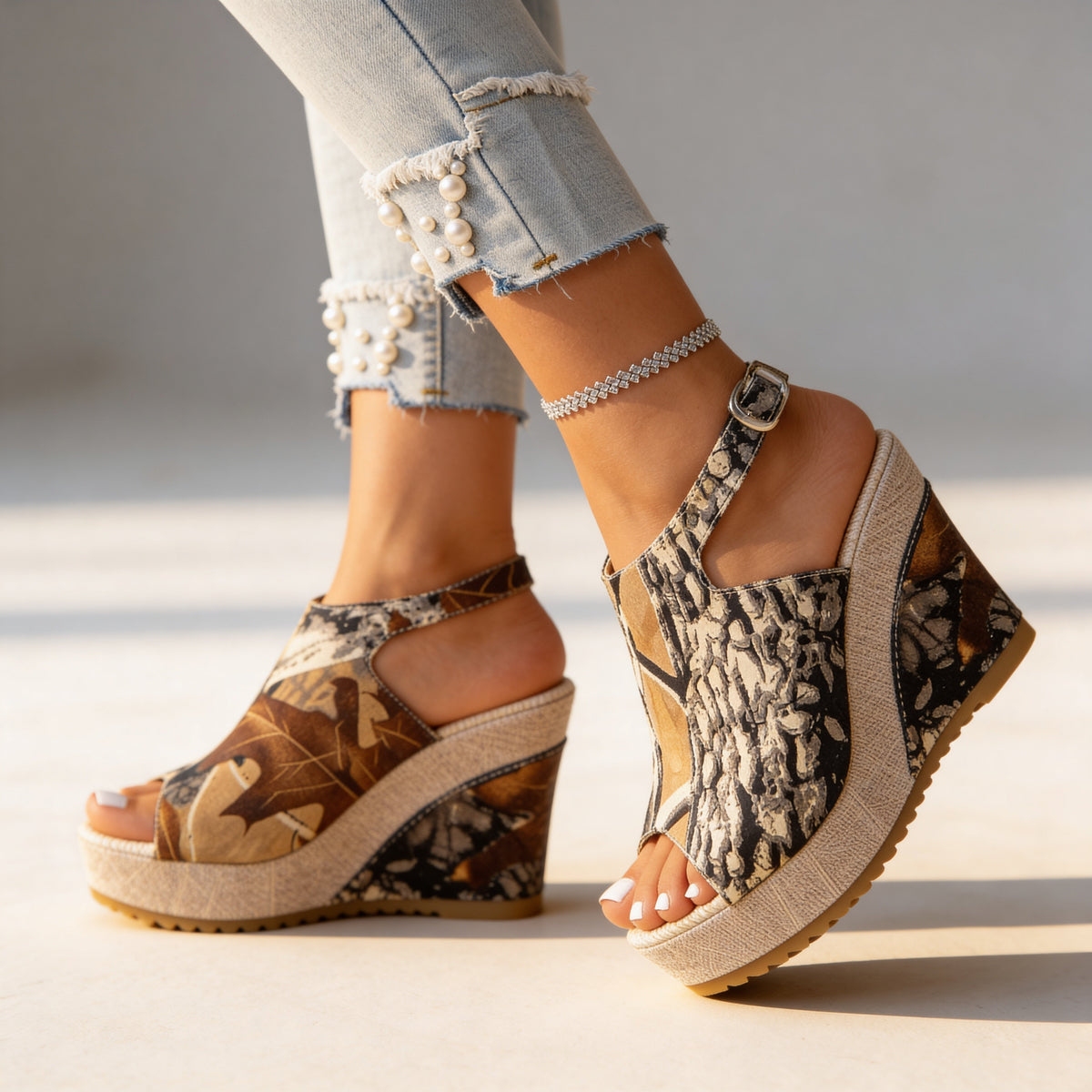 Cassidy Leaf Trial Heels - By Qivii