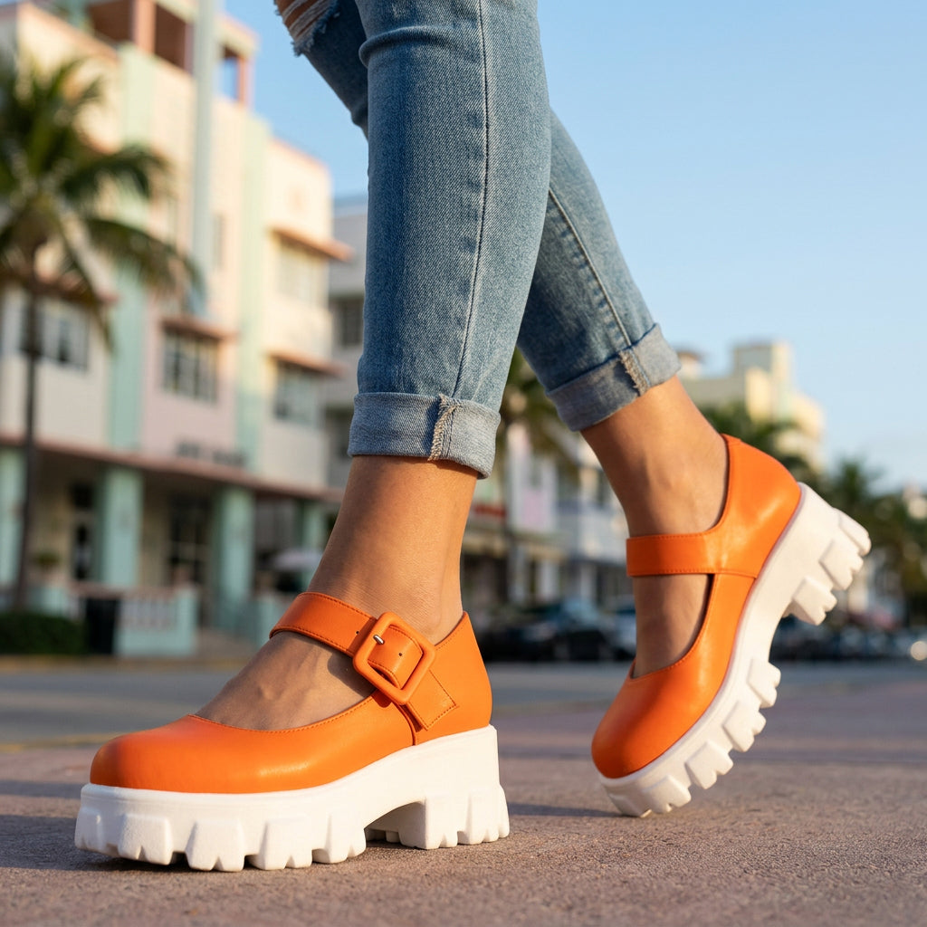 Shyanne Mary Jane Platforms - By Qivii