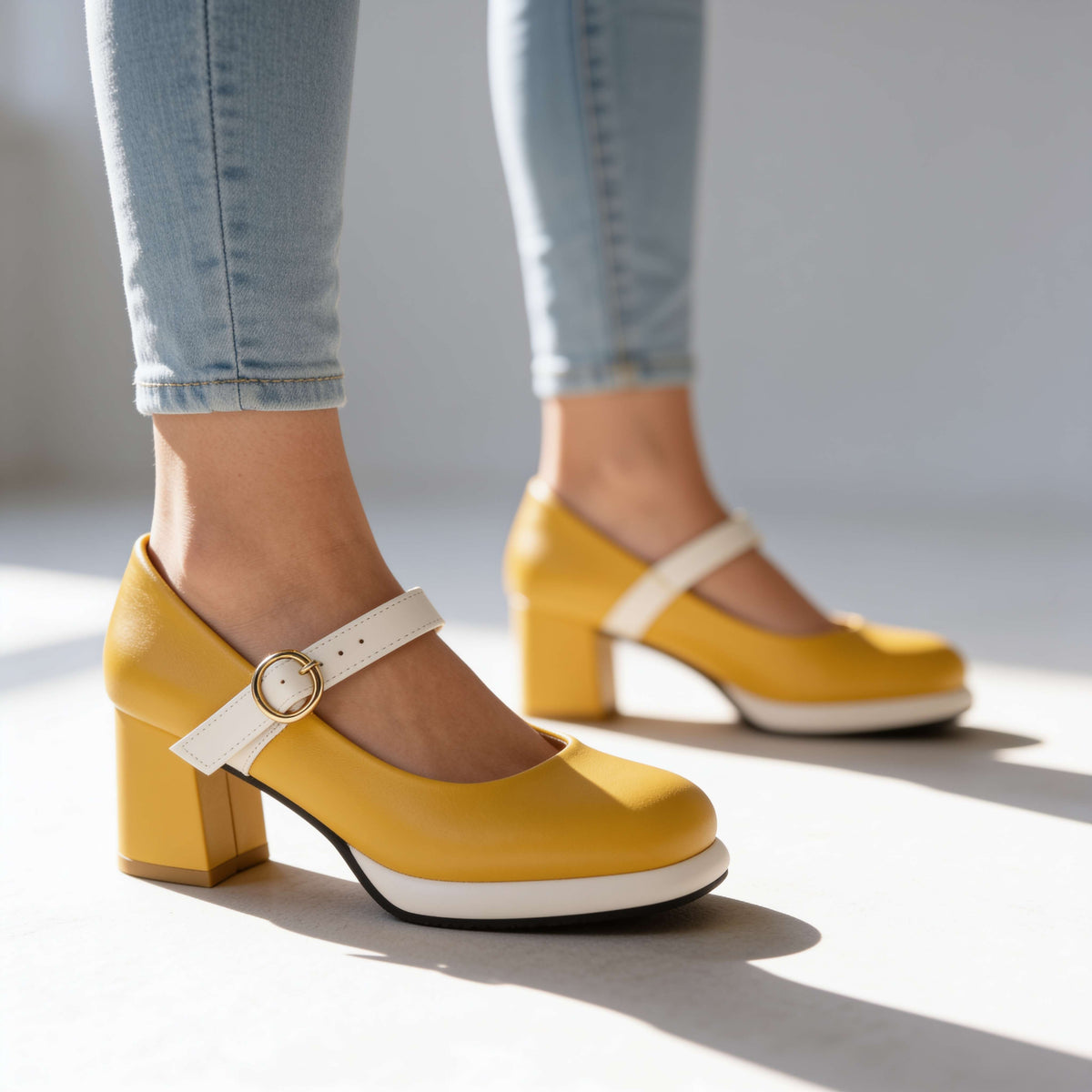 Jasmine Buckle Loafers - By Qivii