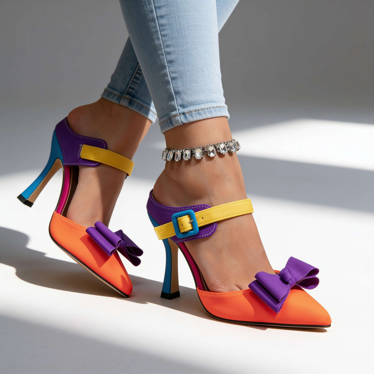 Ashley Retro Heels - By Qivii