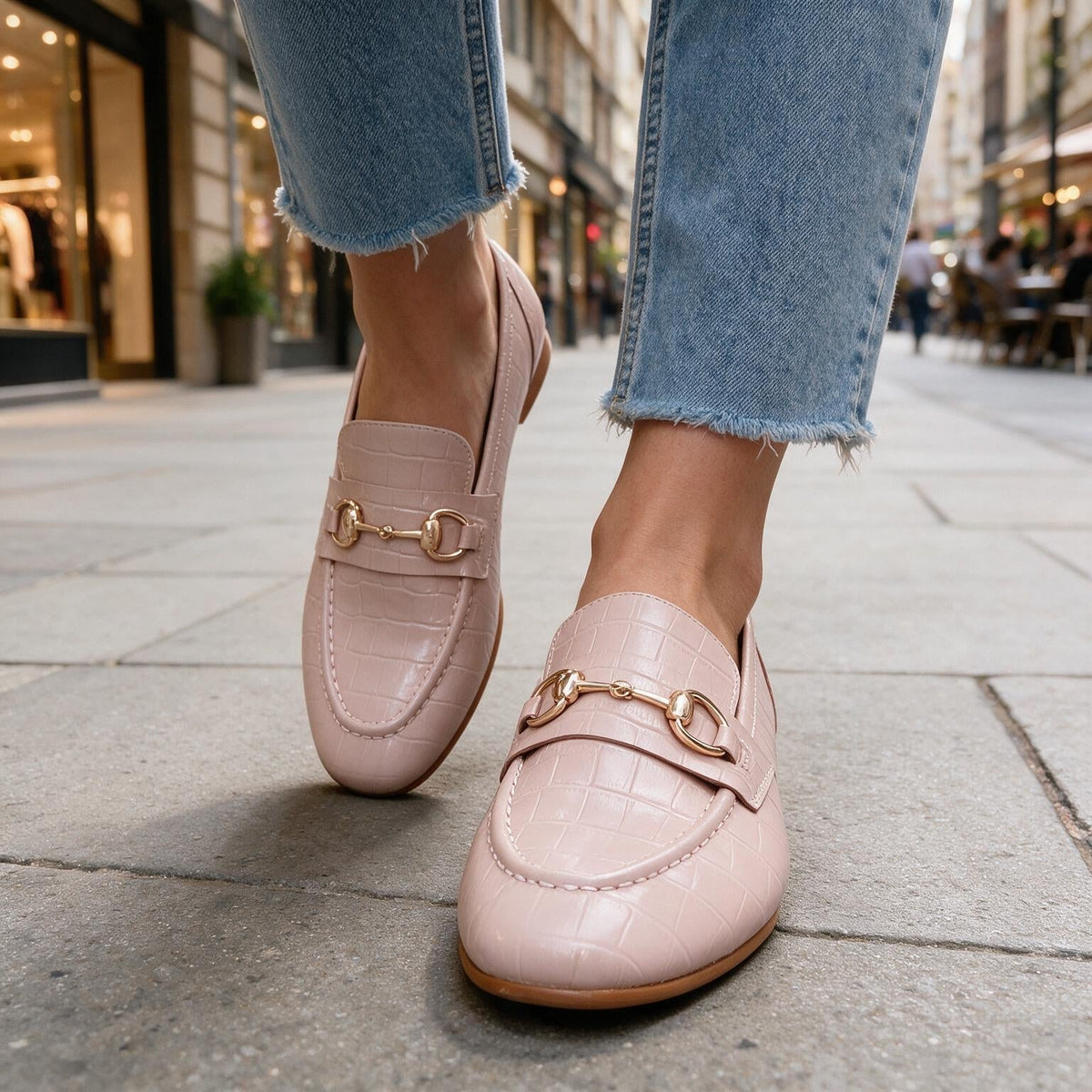 Louise Leather Horsebit Loafers - By Qivii