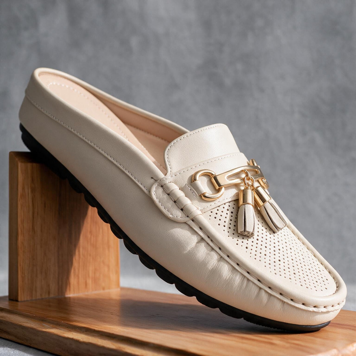 Estella Mule Loafers - By Qivii