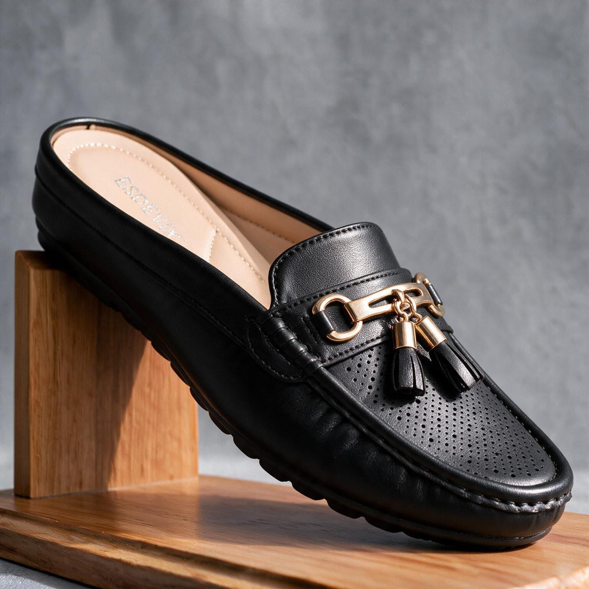 Estella Mule Loafers - By Qivii