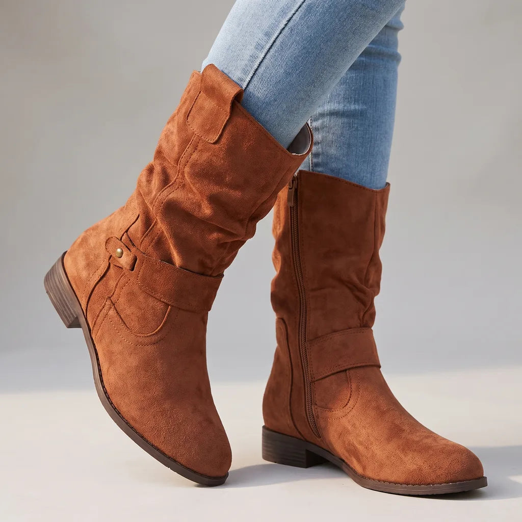 Mirabel | Womens Fall Western Ankle Booties - By Qivii