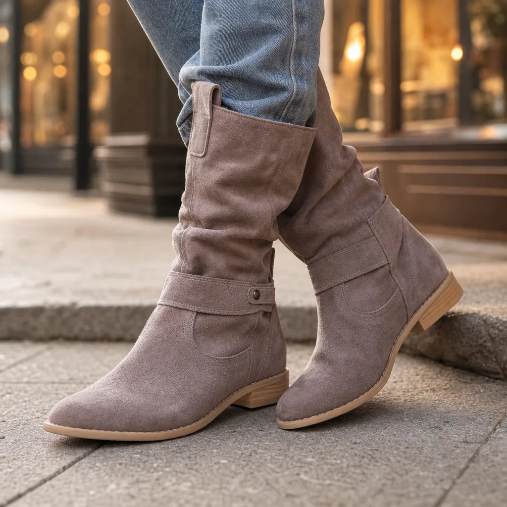 Mirabel | Womens Fall Western Ankle Booties - By Qivii