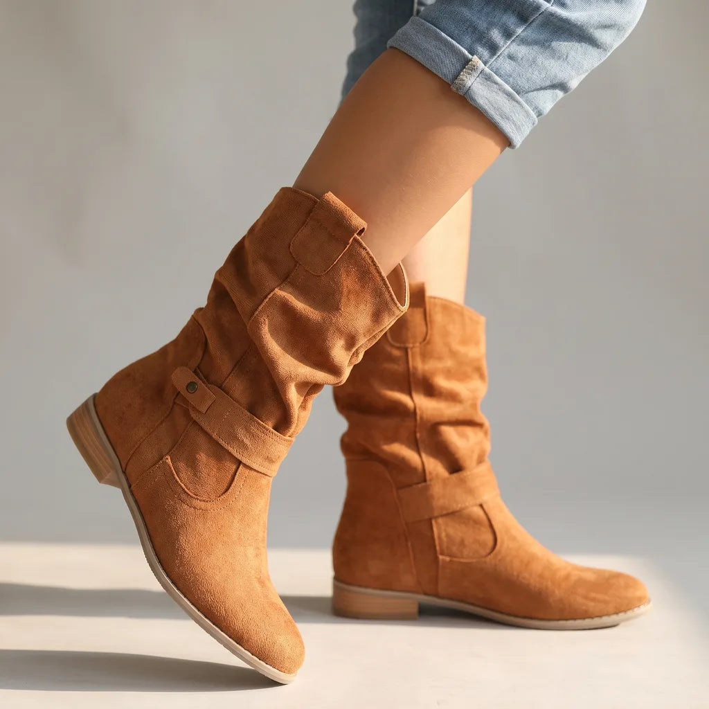 Mirabel | Womens Fall Western Ankle Booties - By Qivii