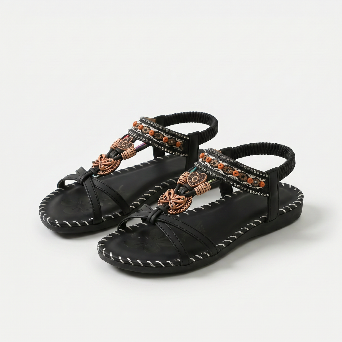 Nada – Orthopädische Sandalen im Ibiza-Stil für Komfort & Eleganz - By Qivii