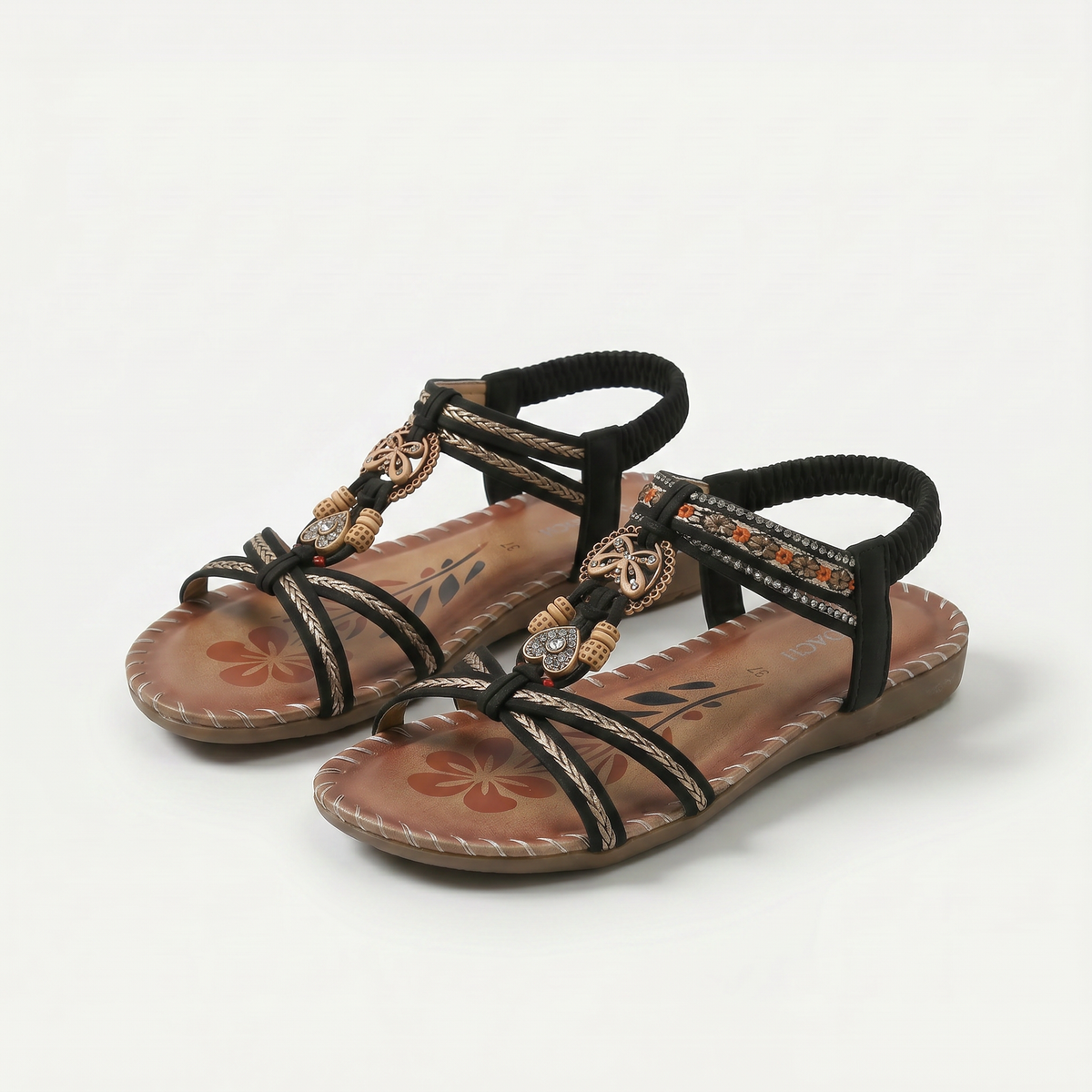 Nada – Orthopädische Sandalen im Ibiza-Stil für Komfort & Eleganz - By Qivii