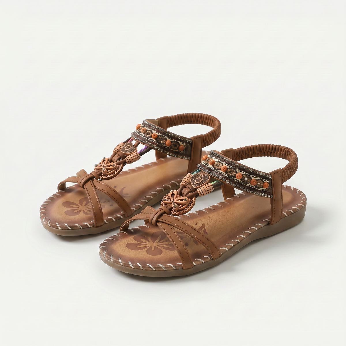 Nada – Orthopädische Sandalen im Ibiza-Stil für Komfort & Eleganz - By Qivii