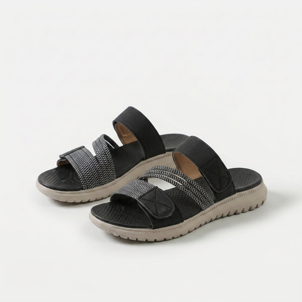 Cleo - Sportliche Komfort-Sandale mit Plateausohle - By Qivii