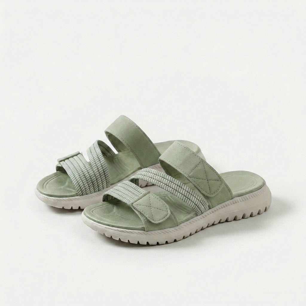 Cleo - Sportliche Komfort-Sandale mit Plateausohle - By Qivii