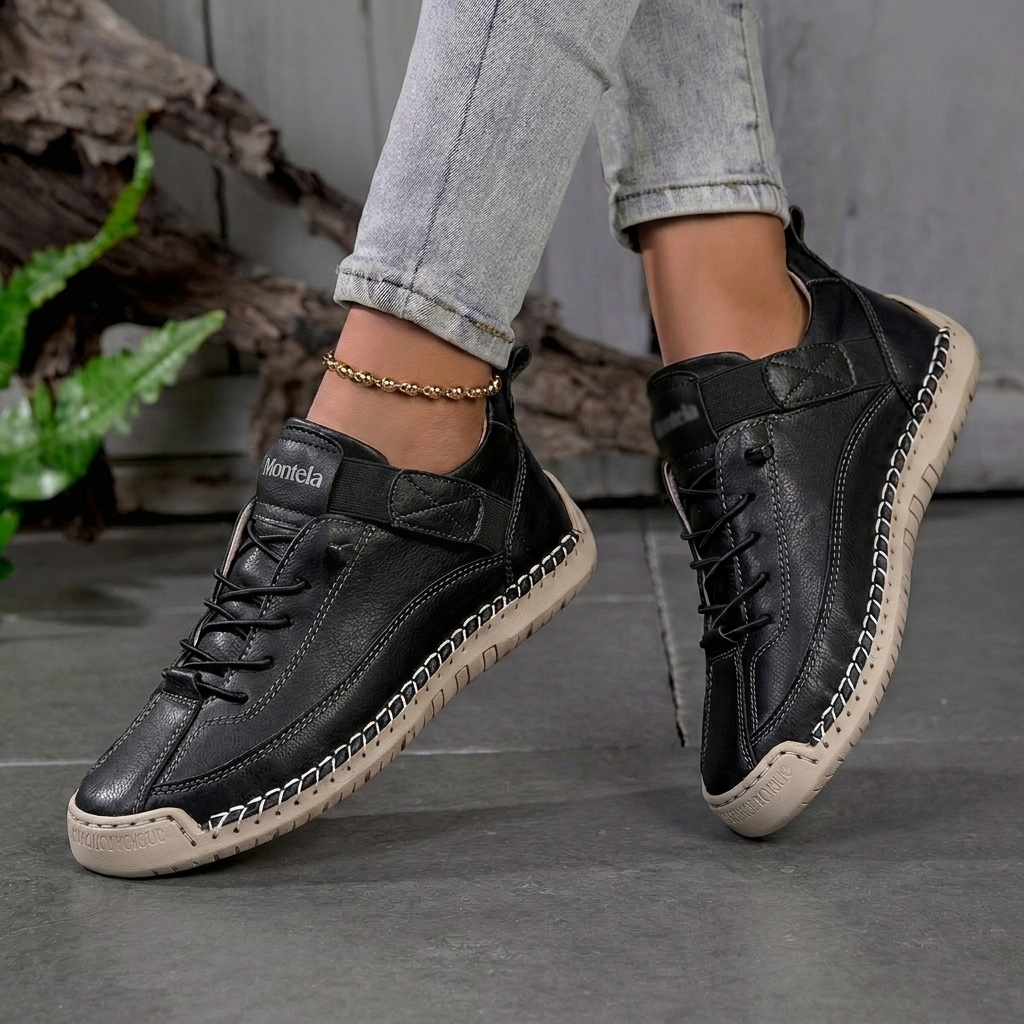Mia – Komfortable & Schmerzfreie Orthopädische Sneakers - By Qivii
