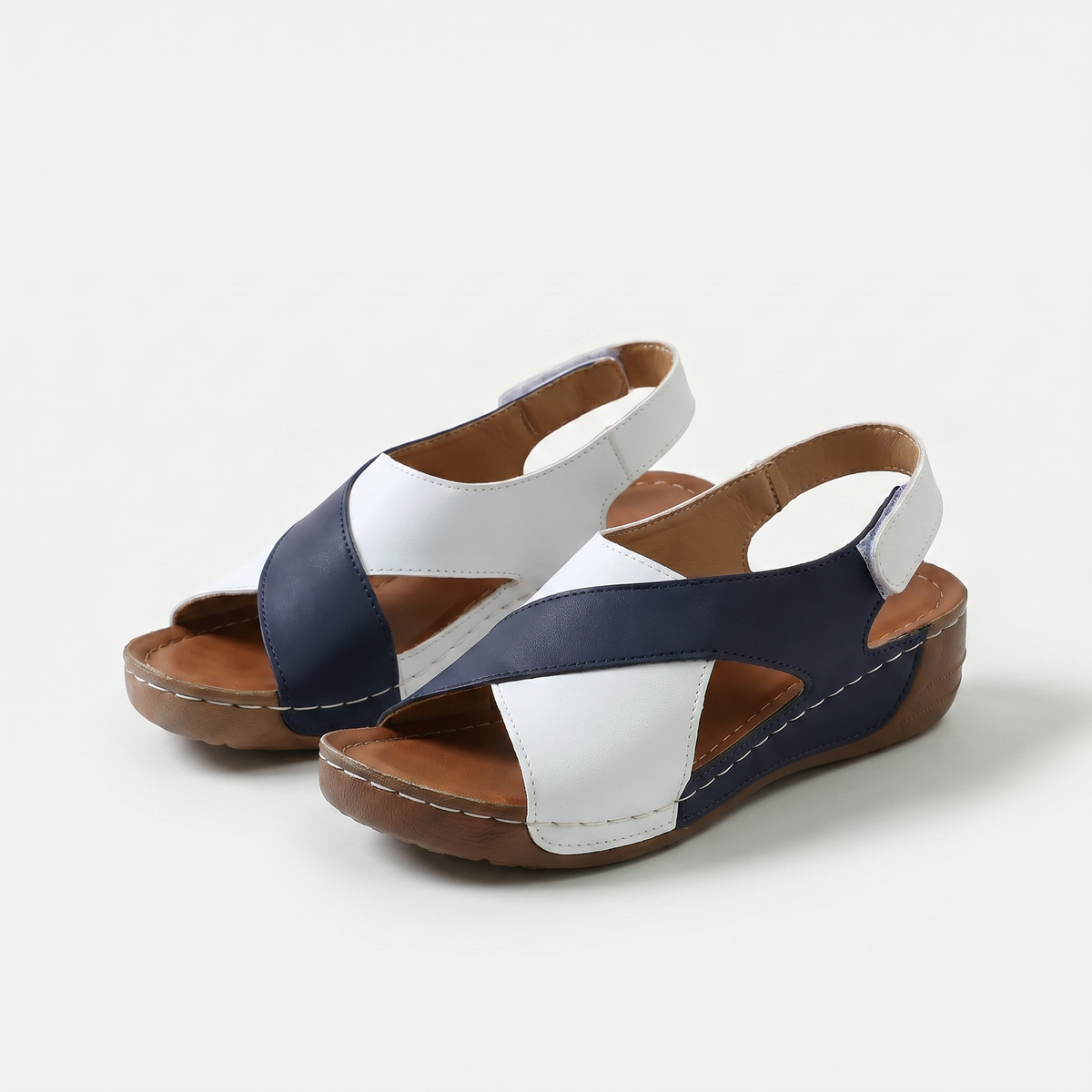 Nicole – Orthopädische Sandalen mit offener Spitze - By Qivii