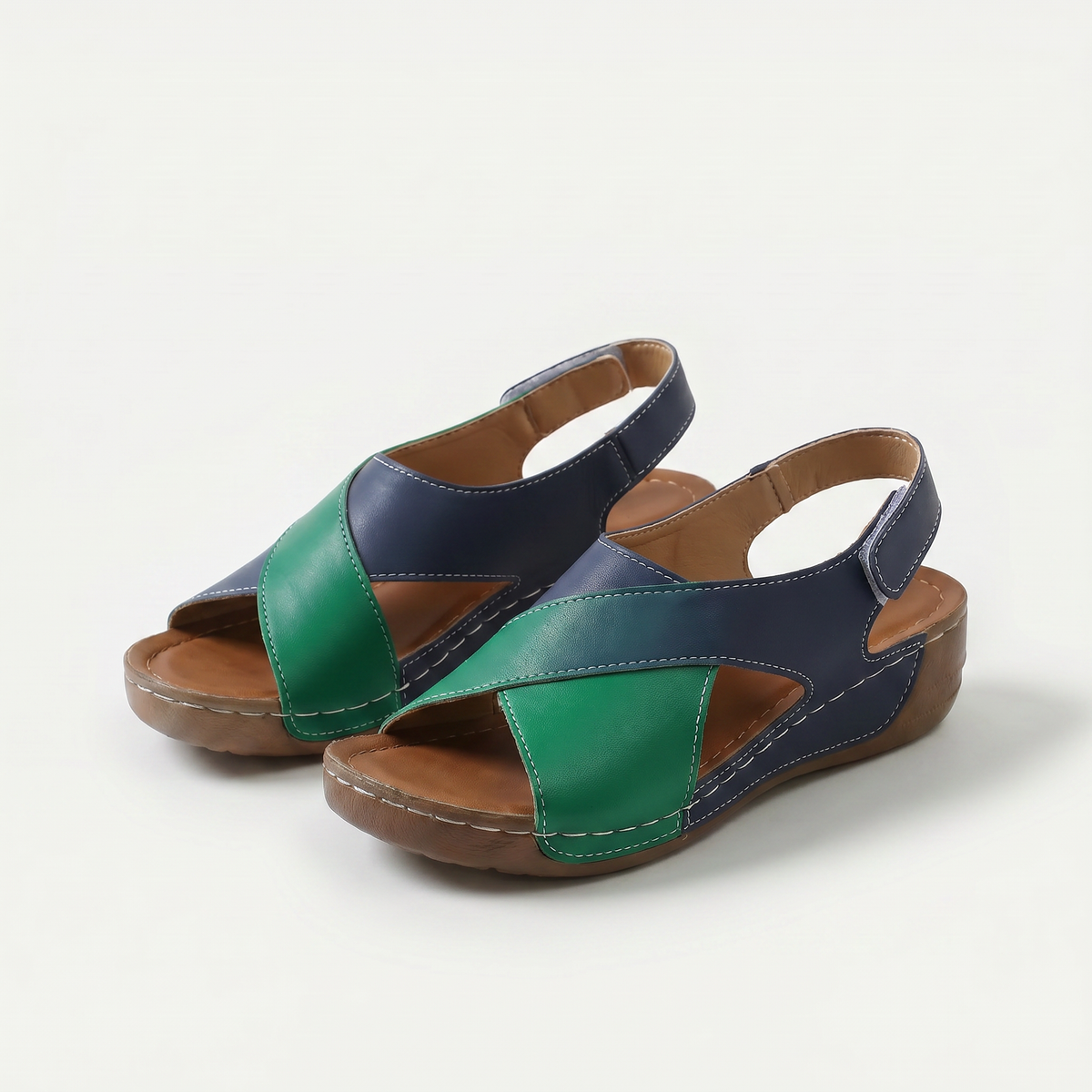 Nicole – Orthopädische Sandalen mit offener Spitze - By Qivii